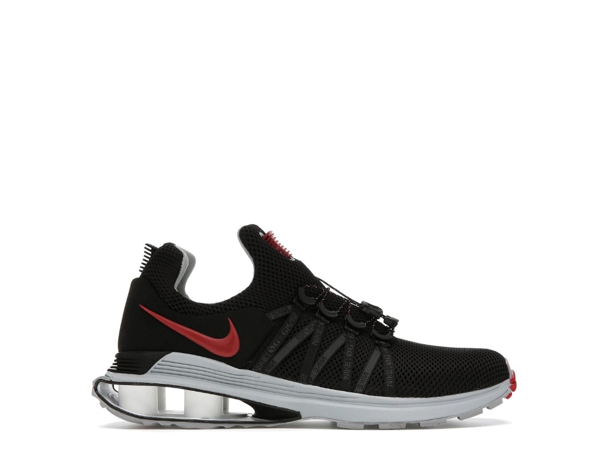 nike shox gravity black and red