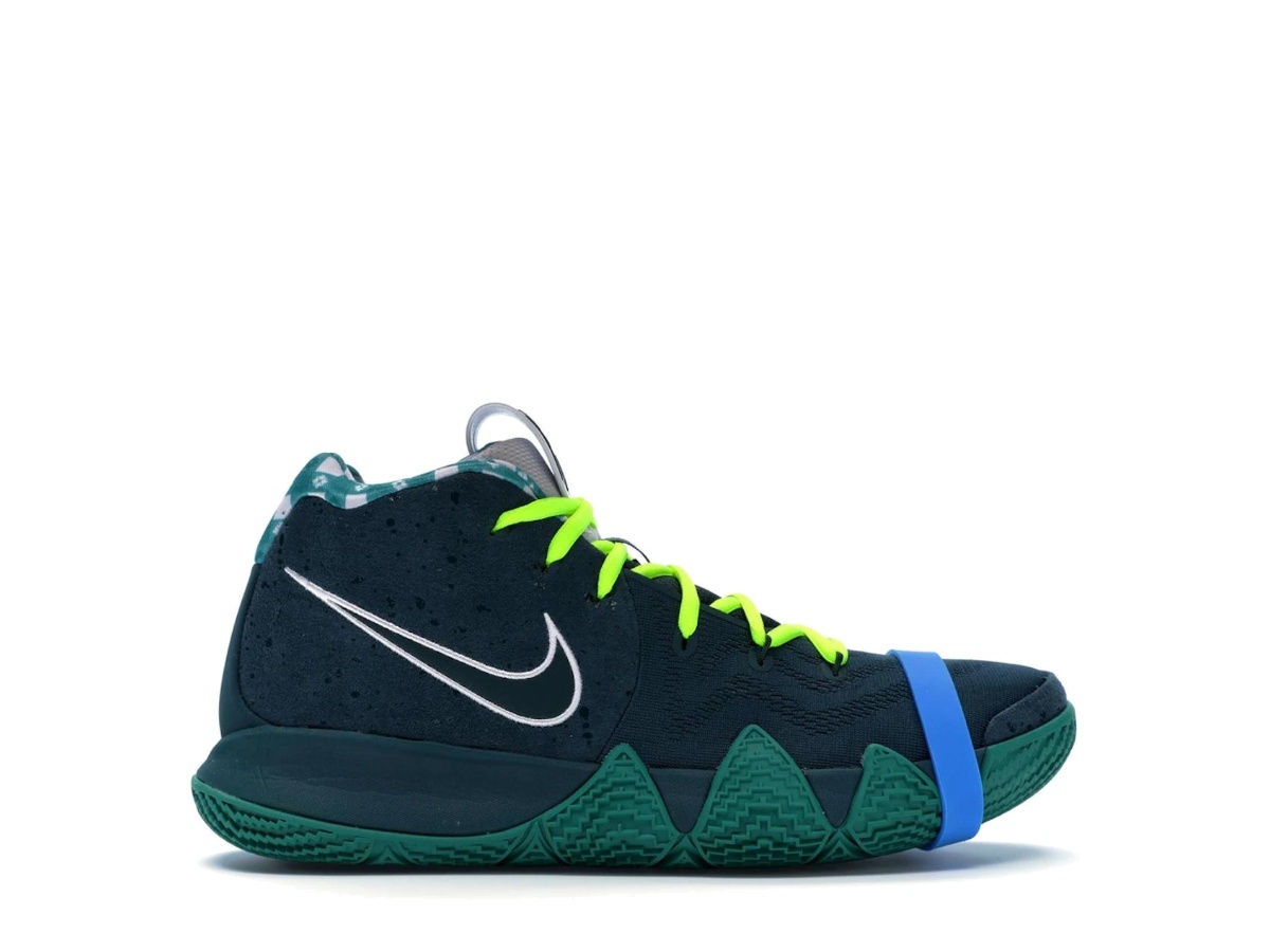 nike kyrie 4 black and green
