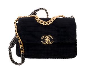 Buy Chanel 19Bag Hooked Flower Handbag Women's Black at Sasom – Authentic and Ready to Ship
