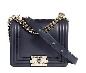 Buy Chanel LEBOY Embossed Calfskin With Grains Shoulder Bag Crossbody Bag Mini Women's Black at Sasom – Authentic and Ready to Ship
