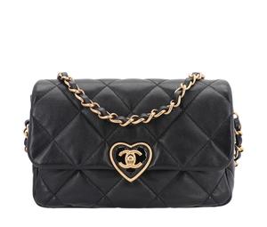 Buy Chanel Sheepskin Mouth Cover Bag Chain Bag Shoulder Bag Crossbody Bag Medium Size Women's Black at Sasom – Authentic and Ready to Ship