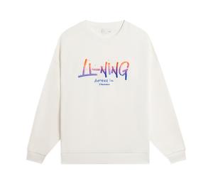 Buy LiNing Sports Life Collection Sweatshirt Unisex Ivory at Sasom – Authentic and Ready to Ship