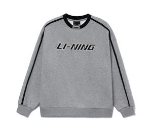 Buy LiNing Sports Life Collection Sweatshirt Unisex Heather Gray at Sasom – Authentic and Ready to Ship