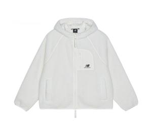 Buy New Balance Women's Zip Up Hooded Jacket White at Sasom – Authentic and Ready to Ship