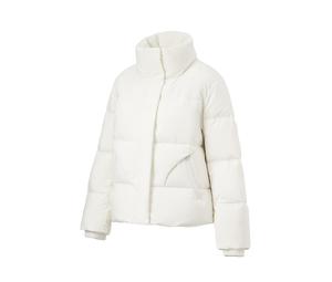 Buy LiNing Fitness Series Down Jacket Women's Champagne White at Sasom – Authentic and Ready to Ship
