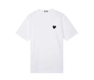 Buy Comme Des Garcons Play Black Emblem T shirt at Sasom – Authentic and Ready to Ship