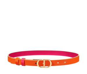 Buy Dior 30 Montaigne Leather Belts Women's Fluorescent Orange/Neon Pink at Sasom – Authentic and Ready to Ship
