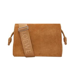 Buy Loewe Flamenco Suede Cow Leather Shoulder Bag Crossbody Bag Men's Tobacco at Sasom – Authentic and Ready to Ship