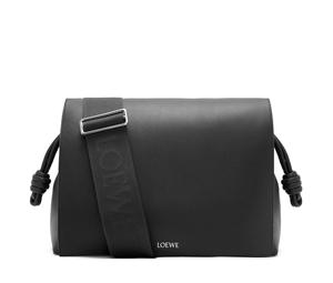 Buy Loewe Flamenco Shiny Soft Cow Leather Shoulder Bag Crossbody Bag Men's Black at Sasom – Authentic and Ready to Ship