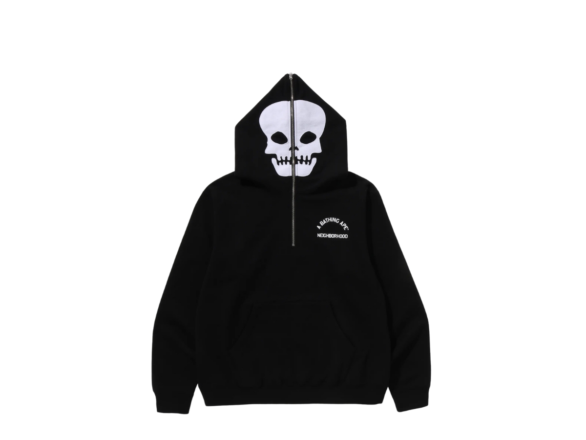 新作☆【NEIGHBORHOOD】BAPE X NBHD - TWO FACE HALF ZIP HOODIE NEIGHBORHOOD】BAPE X NBHD - TWO FACE HALF ZIP HOODIE