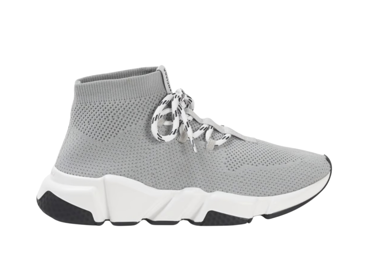 Balenciaga Speed Trainer Mid Lace Up Grey (Women's) | SASOM
