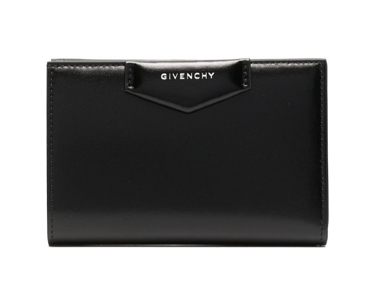 SASOM | accessories Givenchy Bifold Black Antigona Logo Plateblack Main ...