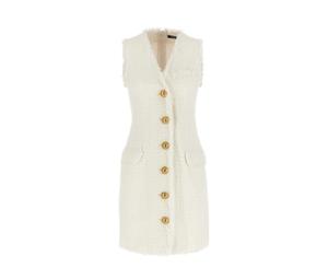 Buy BALMAIN Sleeveless Dresses Women's White at Sasom – Authentic and Ready to Ship