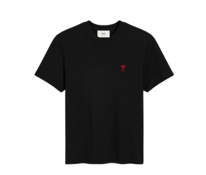 Buy Ami Paris Cotton Ami De Coeur T-Shirt Black at Sasom – Authentic and Ready to Ship