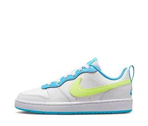 Buy Nike Court Borough Low 2 GS 'White Baltic Blue Volt' at Sasom – Authentic and Ready to Ship
