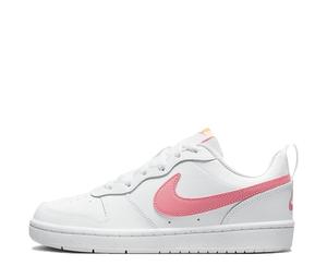 Buy Nike Court Borough Low 2 White Coral Chalk GS at Sasom – Authentic and Ready to Ship