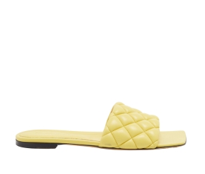 Buy Bottega Veneta Lido Flat Slides Yellow at Sasom – Authentic and Ready to Ship