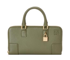 Buy Loewe Amazona Napa Calf Leather Handbag, Shoulder Bag, Crossbody Bag Regular Women's Olive Green at Sasom – Authentic and Ready to Ship
