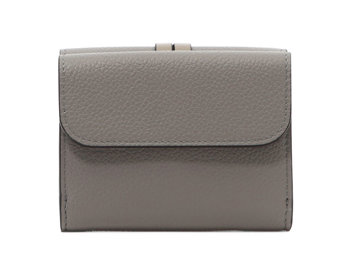 Chloé Chlo Alphabet Walletgrey Pelle Di Vitello - view 3