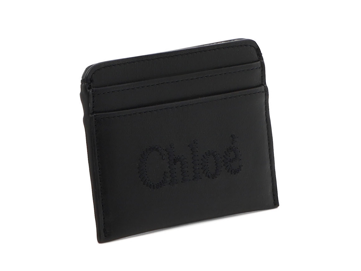 Chloé Chlo Sense Card Holderblack Pelle Di Vitello - view 2