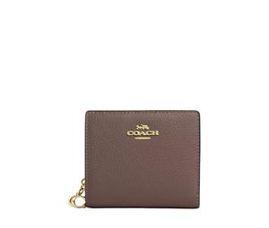 Buy Coach Leather Wallet Mini Women's Dark Brown at Sasom – Authentic and Ready to Ship