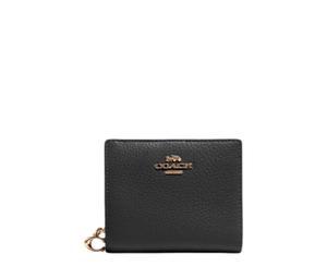 Buy Coach Snap Wallet In Black Leather With Gold Hardware at Sasom – Authentic and Ready to Ship