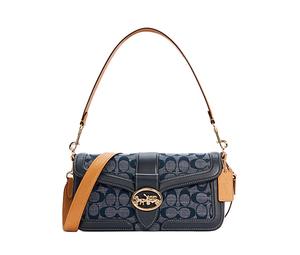Buy Coach Georgie Canvas With Leather Shoulder Bag Portable Crossbody Bag Shoulder Bag Women's Denim Blue Monogram at Sasom – Authentic and Ready to Ship