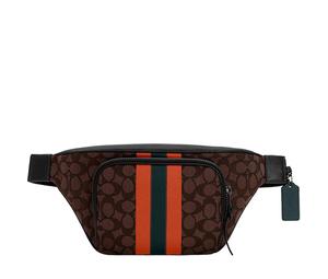 Buy Coach Thompson Pebbled Leather Multifunctional Fanny Pack Large Size Men's Red Brown at Sasom – Authentic and Ready to Ship