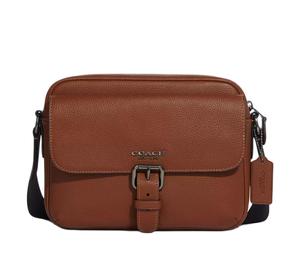 Buy Coach Hudson Cow Leather Shoulder Bag Crossbody Bag Men's Gray Copper With Saddle Brown at Sasom – Authentic and Ready to Ship