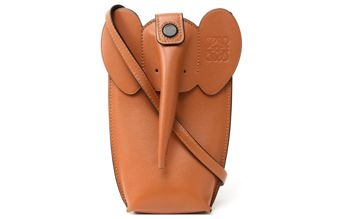 LOEWE Elephant Pocket ブラウン