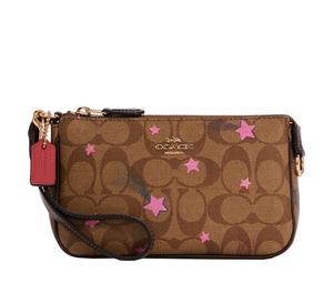 Buy Coach Nolita Canvas Leather Mahjong Bag Shoulder Bag Wrist Bag Clutch Small Size Women's Khaki at Sasom – Authentic and Ready to Ship