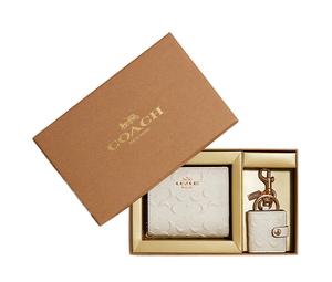 Buy Coach Boxed Leather Wallet Women's White at Sasom – Authentic and Ready to Ship