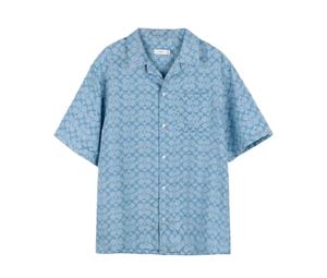 Buy Coach SS24 Signature Camp Cotton Short Sleeves Shirts Blue at Sasom – Authentic and Ready to Ship