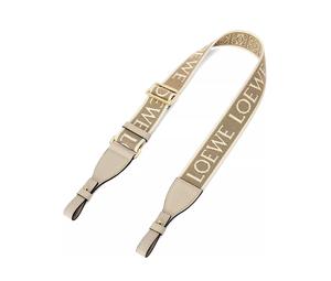 Buy Loewe Anagram Fabric Cow Leather Patchwork Bag Straps Women's Light Oat at Sasom – Authentic and Ready to Ship
