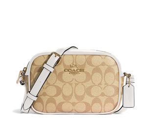 Buy Coach Camera Canvas With Leather Camera Bag Shoulder Bag Crossbody Bag Small Size Women's White & Khaki Monogram at Sasom – Authentic and Ready to Ship