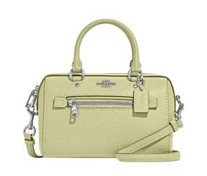 Buy Coach Rowan Cross Stitch Leather Handbag Shoulder Bag Crossbody Bag Mini Women's Lime Green at Sasom – Authentic and Ready to Ship