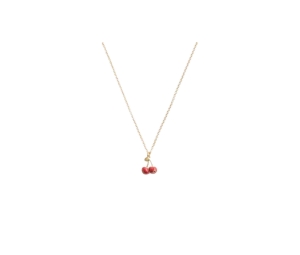 Buy Coach Cherry Charm Pendant Necklace Gold Red at Sasom – Authentic and Ready to Ship