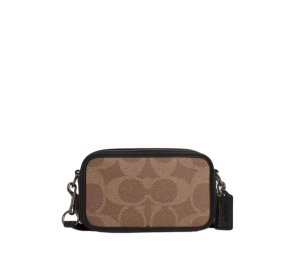 Buy Coach Wyatt Crossbody Bag In Blocked Signature Canvas With Silver Tone Hardware Black at Sasom – Authentic and Ready to Ship