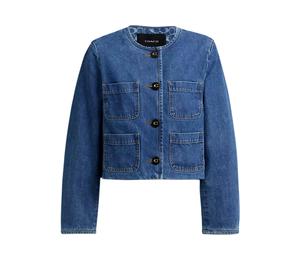 Buy Coach SS25 Denim Jacket Women's Medium Blue at Sasom – Authentic and Ready to Ship
