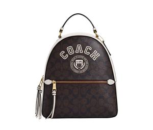 Buy Coach Jordyn Artificial Leather Backpack Large Size Women's Brown & Chalk White at Sasom – Authentic and Ready to Ship