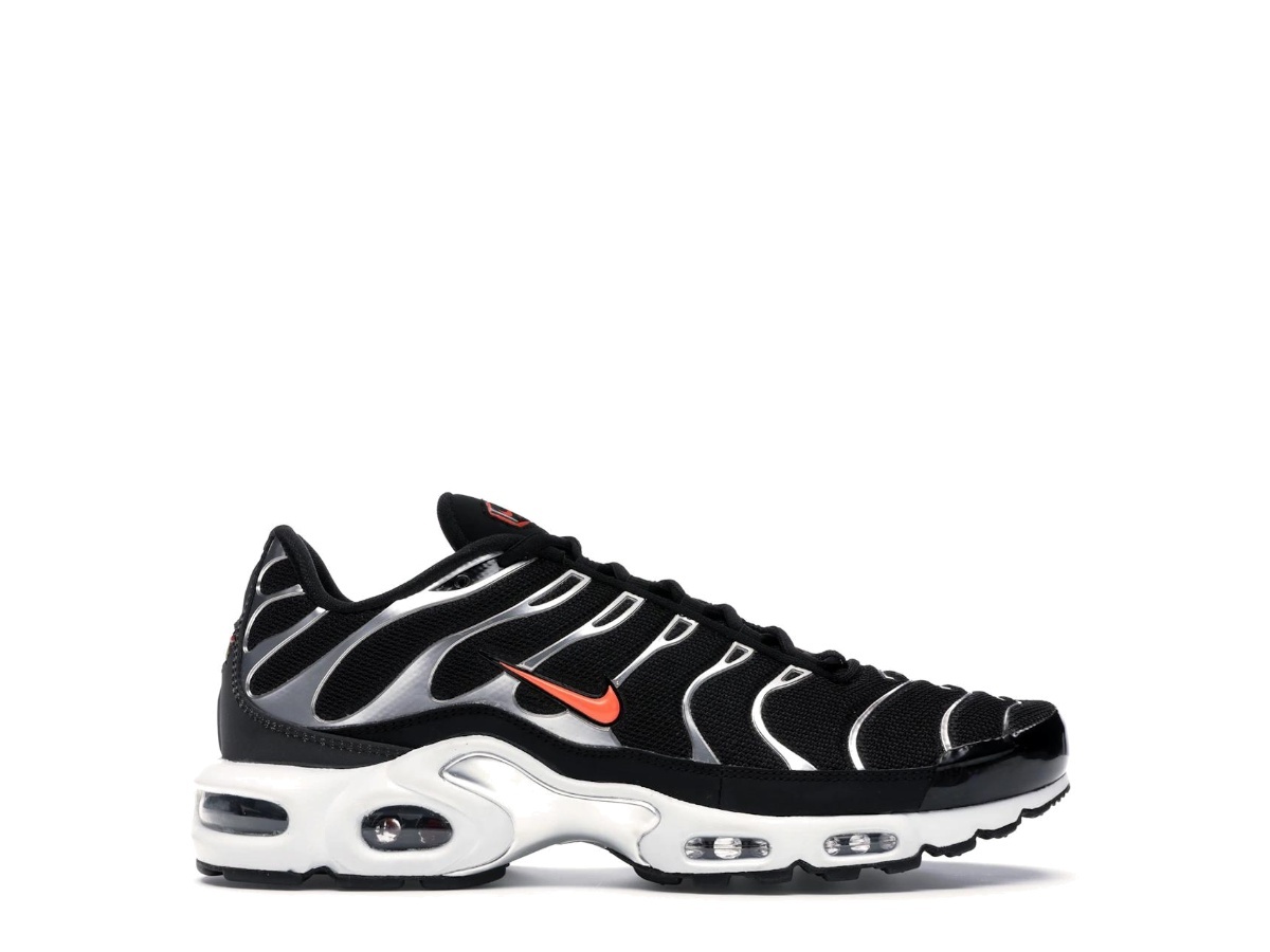 air max plus black dark grey hyper crimson