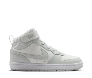 Buy Nike Court Borough Mid 2 Sail White Light Silver (PS) at Sasom – Authentic and Ready to Ship