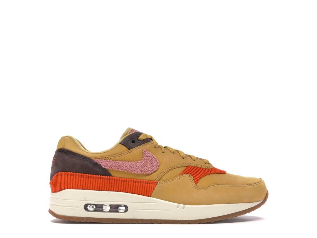 nike air max 1 crepe wheat gold rust pink