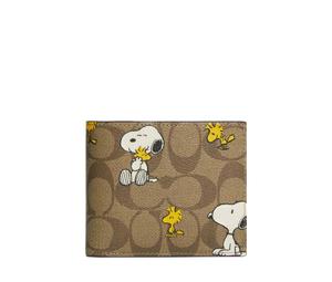 Buy Coach Peanuts Snoopy Collaboration 3 IN 1 Wallet Coated Canvas Card Holder Wallet Men's Khaki at Sasom – Authentic and Ready to Ship