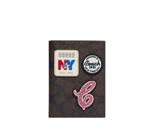 Buy Coach Passport Case Signature Coated Canvas With Leather Passport Holder Mini Women's Brown Black at Sasom – Authentic and Ready to Ship
