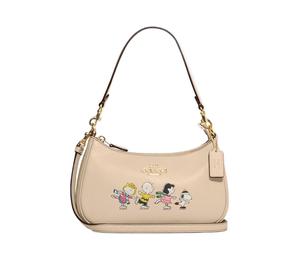 Buy Coach Peanuts Snoopy Collaboration Teri Pebbled Cow Leather Shoulder Bag Handbag Shoulder Bag Women's Ivory White at Sasom – Authentic and Ready to Ship