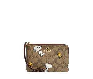 Buy Snoopy X Coach Wristlet Clutches at Sasom – Authentic and Ready to Ship