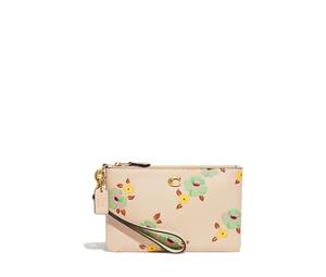 Buy Coach Wristlet Cow Leather Wrist Bags Clutches Small Size Women's Beige Yellow at Sasom – Authentic and Ready to Ship