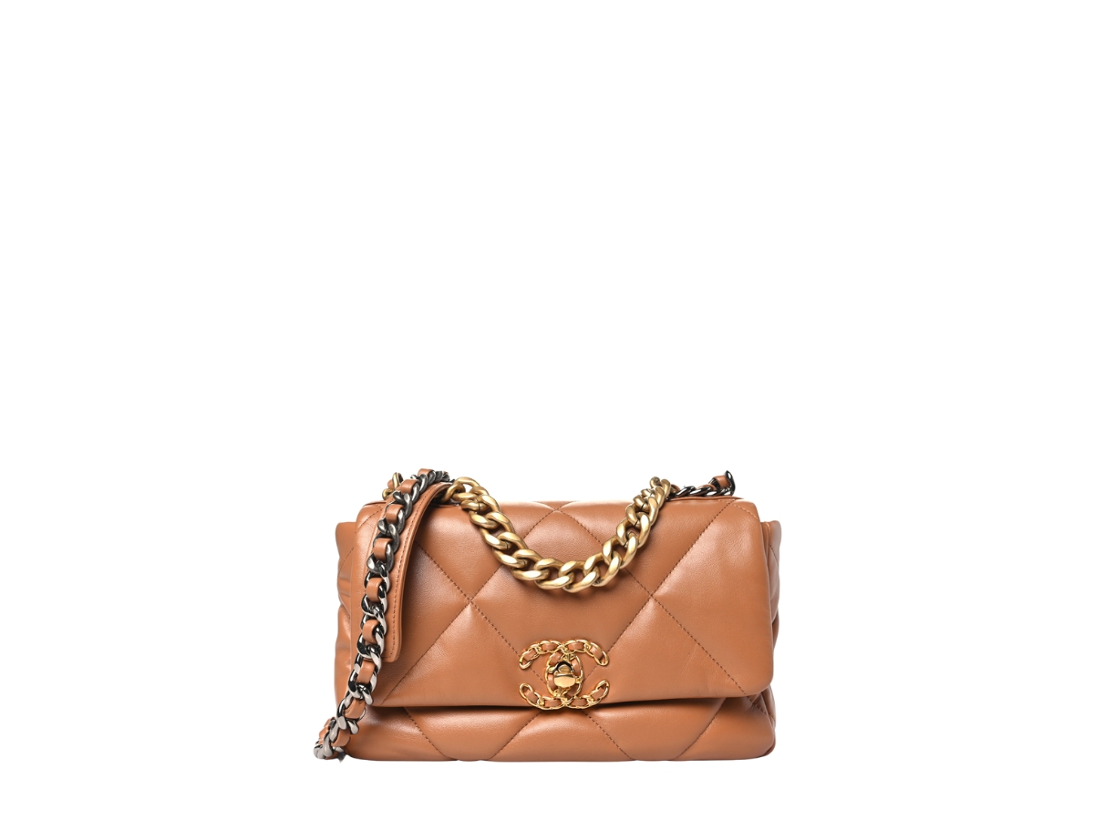 https://d2cva83hdk3bwc.cloudfront.net/CHL-SBBC1FIBLLWGASHUVBE-chanel-19-flap-in-brown-lambskin-leather-with-gold-and-silver-hardware-1.jpg