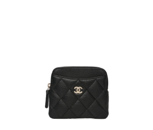 Buy Chanel Zip Card Holder Wallet In Black Caviar With Gold Tone Hardware at Sasom – Authentic and Ready to Ship